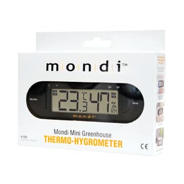 Mondi Mini Greenhouse Thermo-Hygrometer — product photo