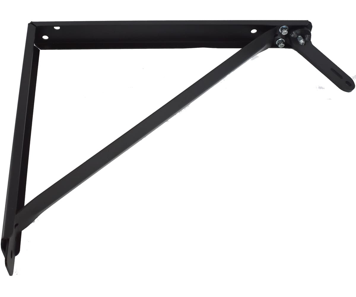 Schaefer Adjustable Wall Mount for up to 24" Fans, Black — product photo