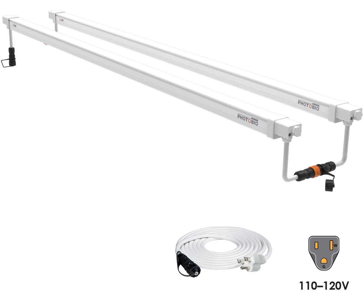PHOTOBIO VP LED, 32W, 100-277V VE 2 Pack, (10' 120V Cord) — product photo