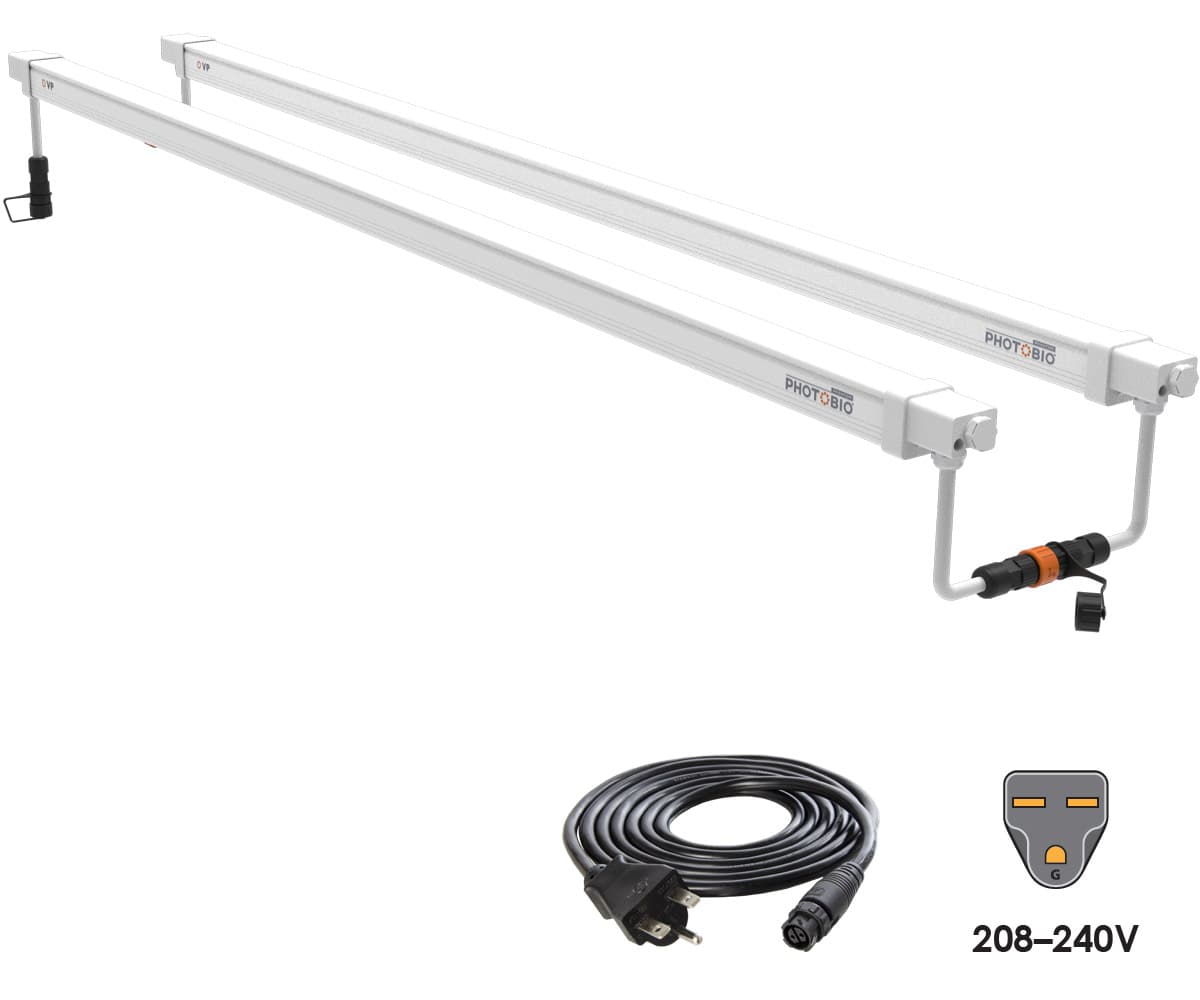 PHOTOBIO VP LED, 32W, 100-277V VE 2 Pack, (10' 208-240V Cord) — product photo