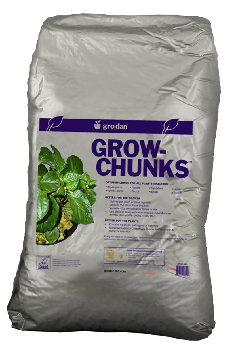 Grodan Grow Chunks, 2 cu ft, case of 3 — product photo