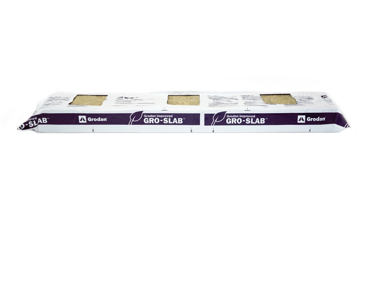 Grodan Improved Gro-Slab 36x6x3 w/ 3-4x4 pre-cut holes * — product photo