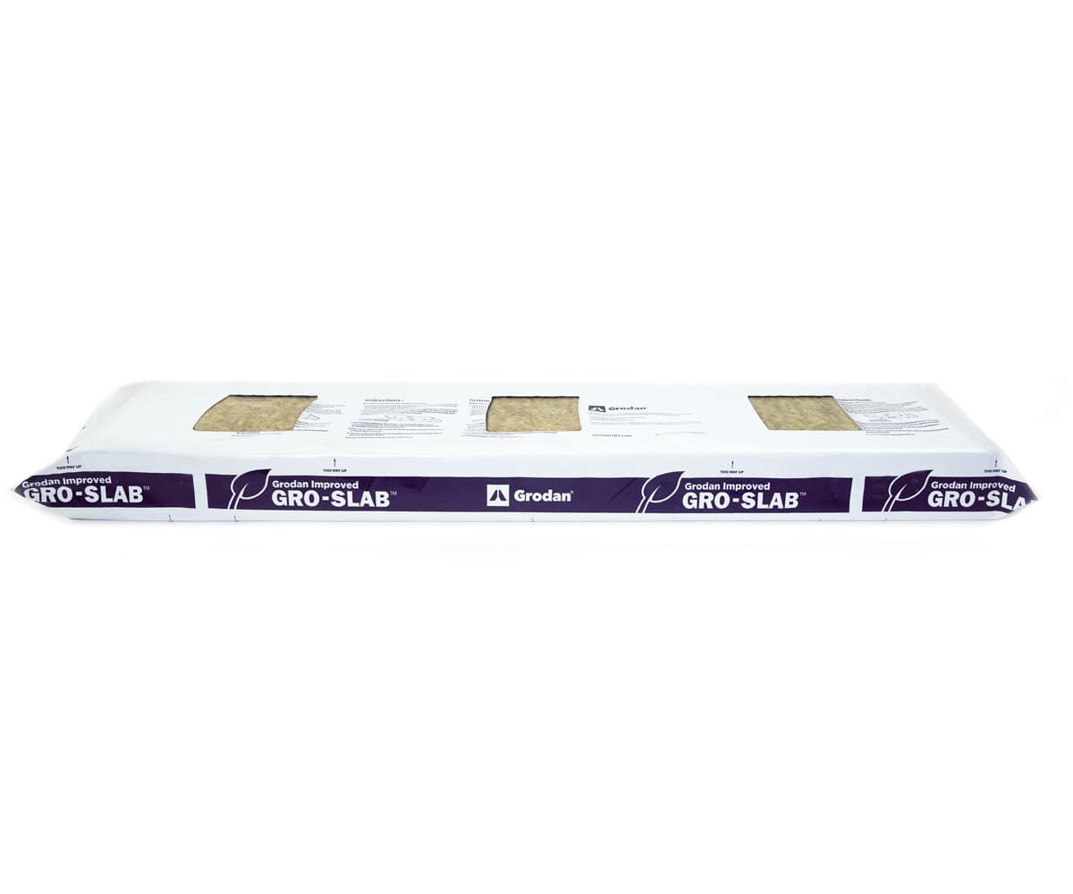Grodan Improved Gro-Slab 36x8x3 w/ 3-4x4 pre-cut holes * — product photo
