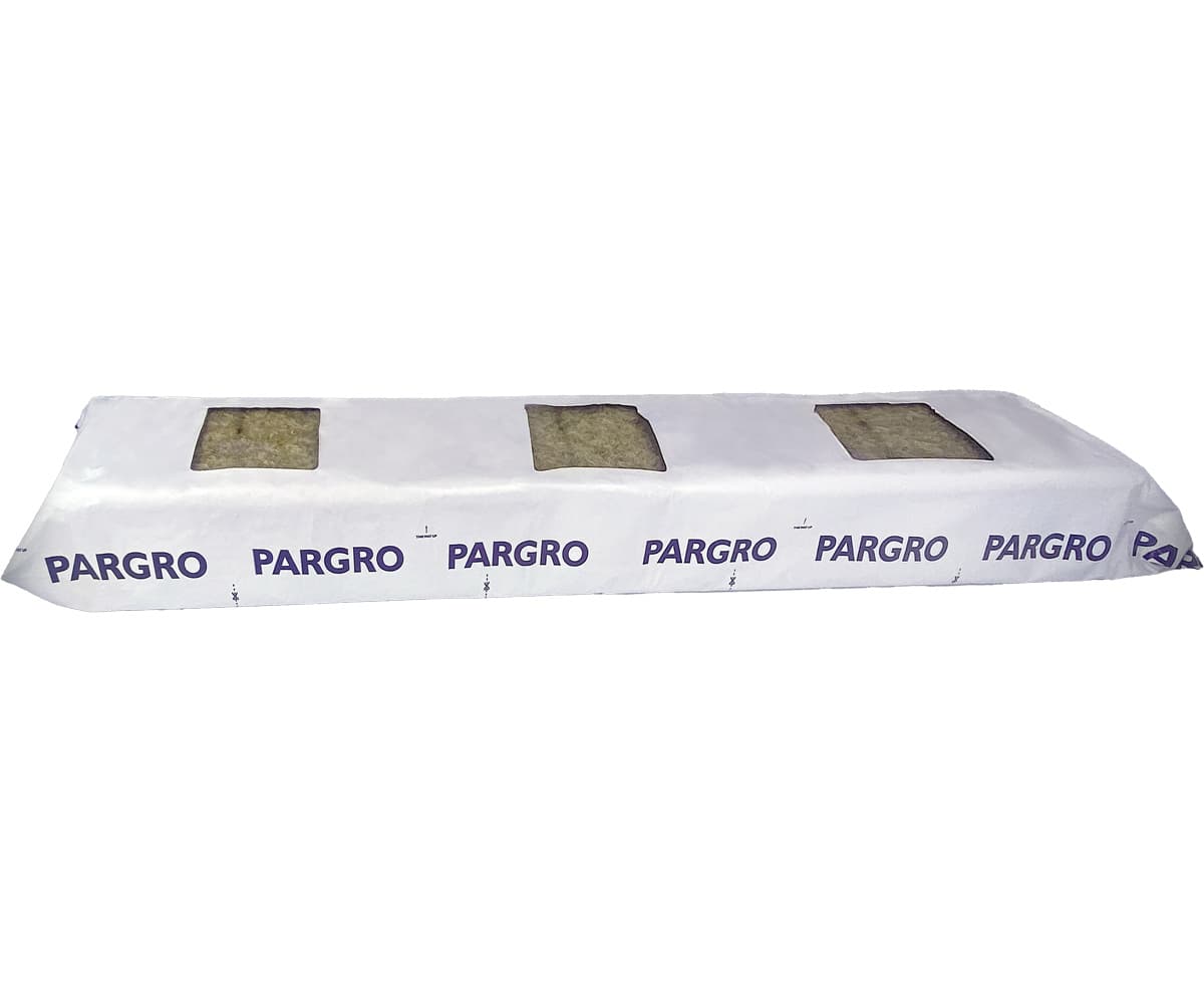 Pargro Slab 36" x 6" x 4", w/3 10 x 10 pre-cut holes, bag of 12 — product photo