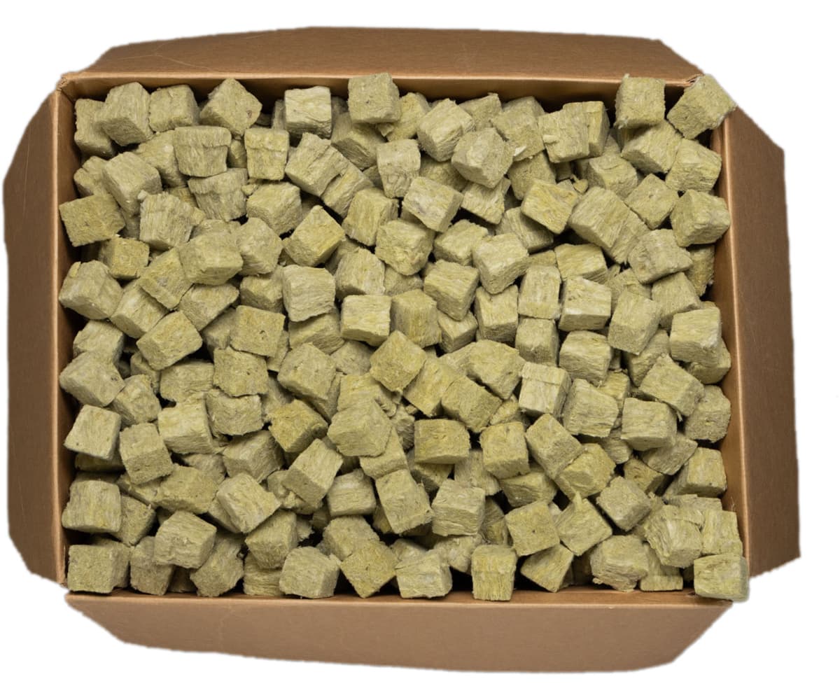 Grodan 1.5” AO pre-cut loose in box, case of 2,310 * — product photo