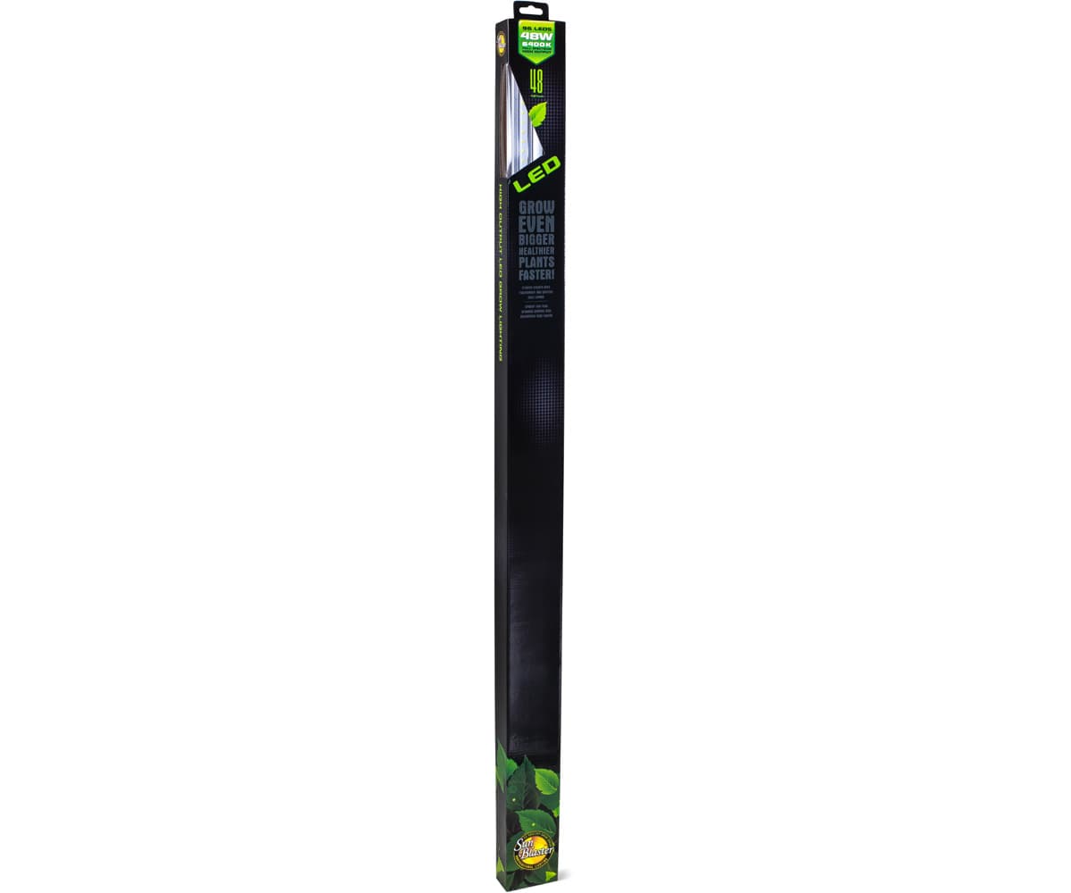 SunBlaster High Output 96-LED 6400K 48W Strip Light, 4' — product photo