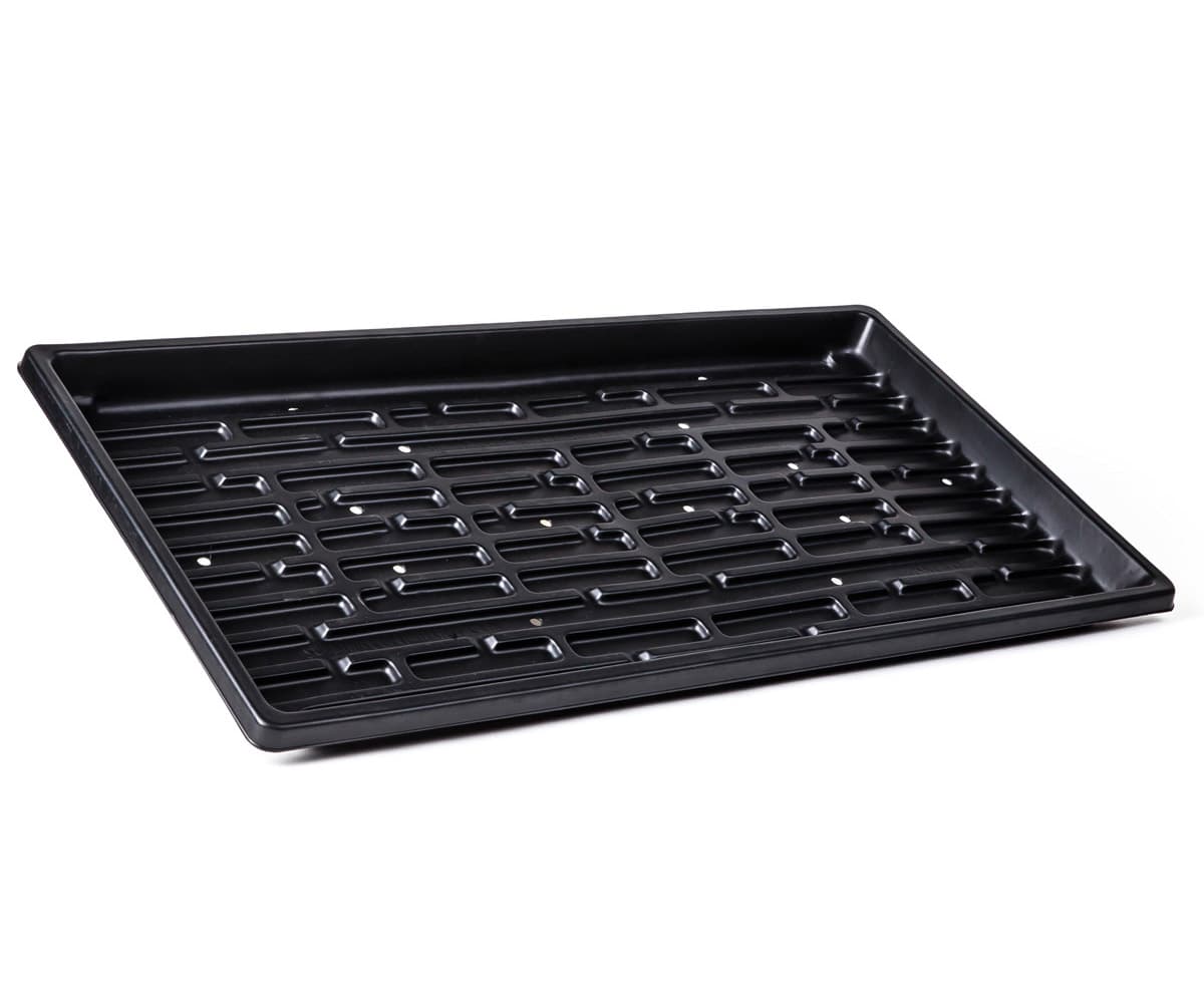 SunBlaster Double-Thick Microgreen Tray w/Holes, 10” x 20” x 1.25" Deep — product photo