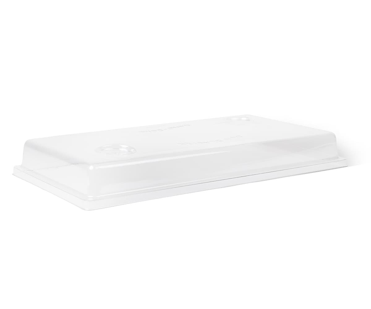 SunBlaster 2" Seedling Dome with Vents, 11″ x 21″ x 2-1/2″ deep — product photo
