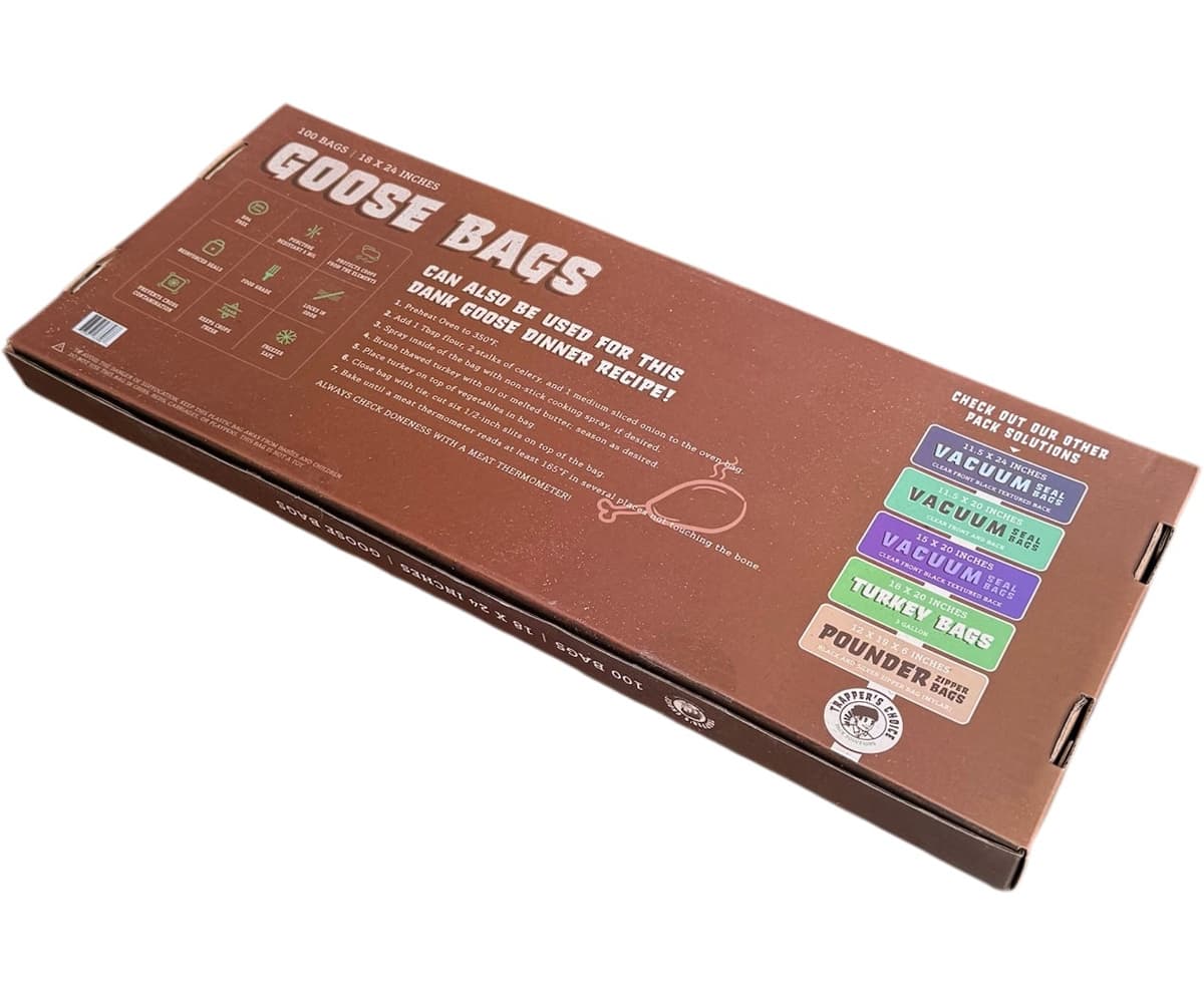 Trapper's Choice Goose Bags 18" x 24" (4 Gallon) Pack of 100 — product photo