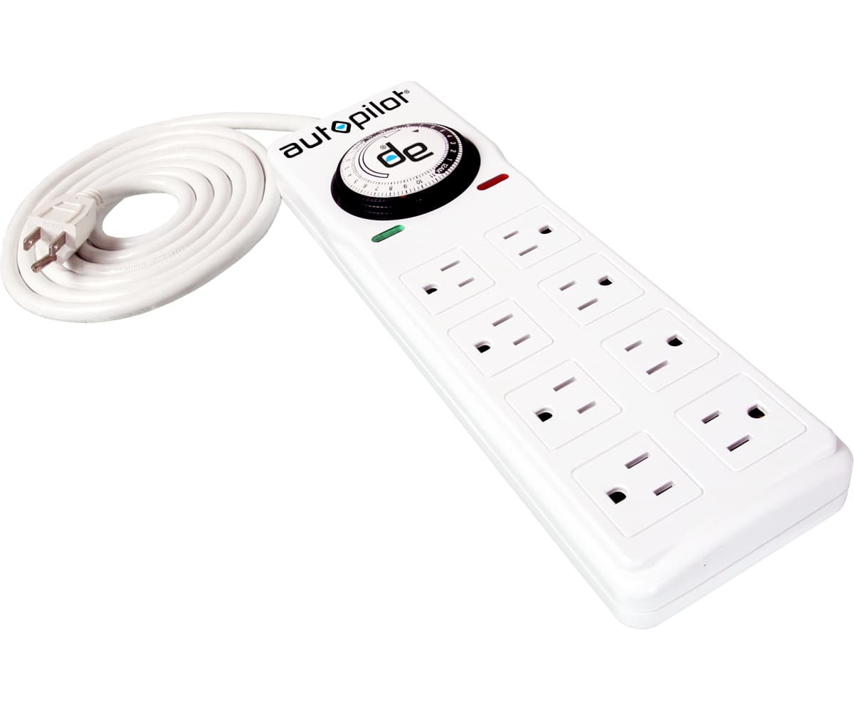 Autopilot Surge Protector / Power Strip with 8 outlets & timer — product photo