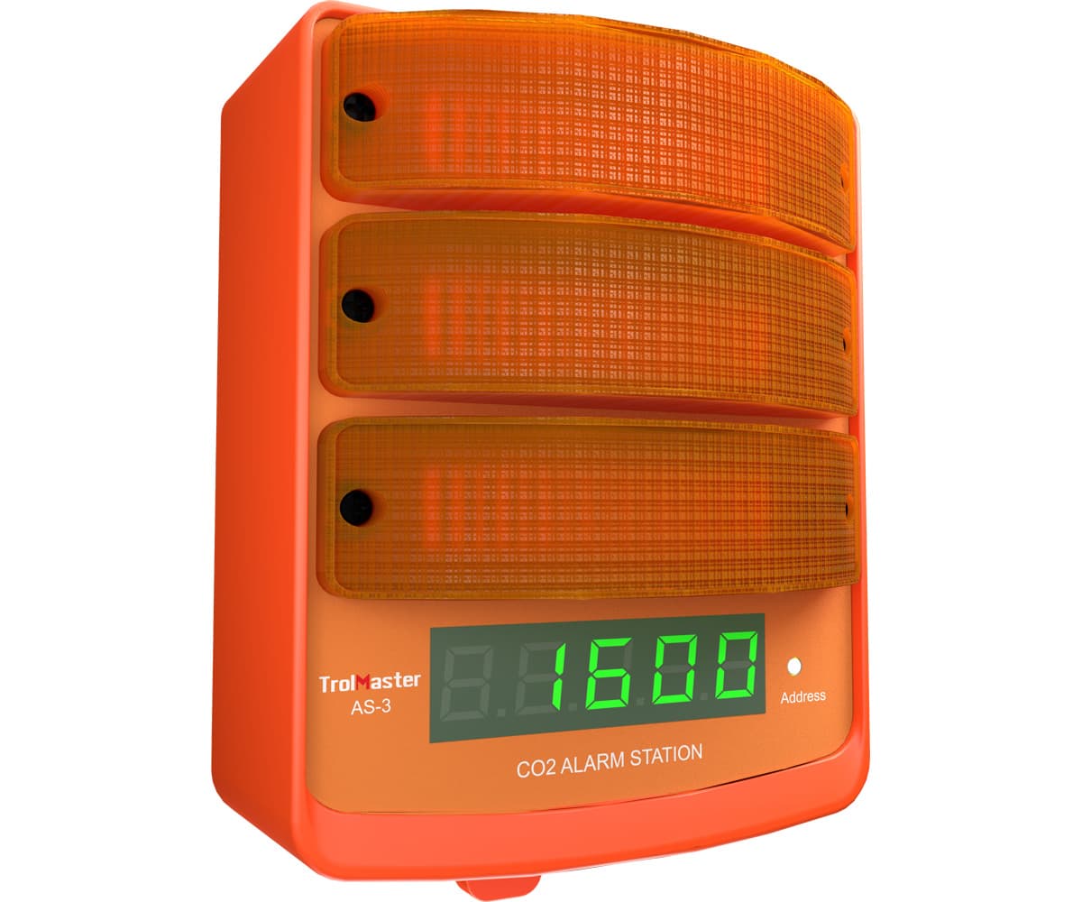 TrolMaster CO2 Alarm Station (Amber light) (AS-3) — product photo