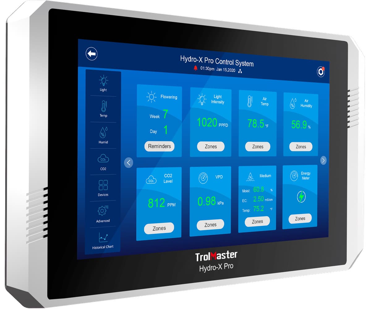 TrolMaster Hydro-X PRO Environmental Control System with 4-in-1 Sensor (HCS-2) — product photo