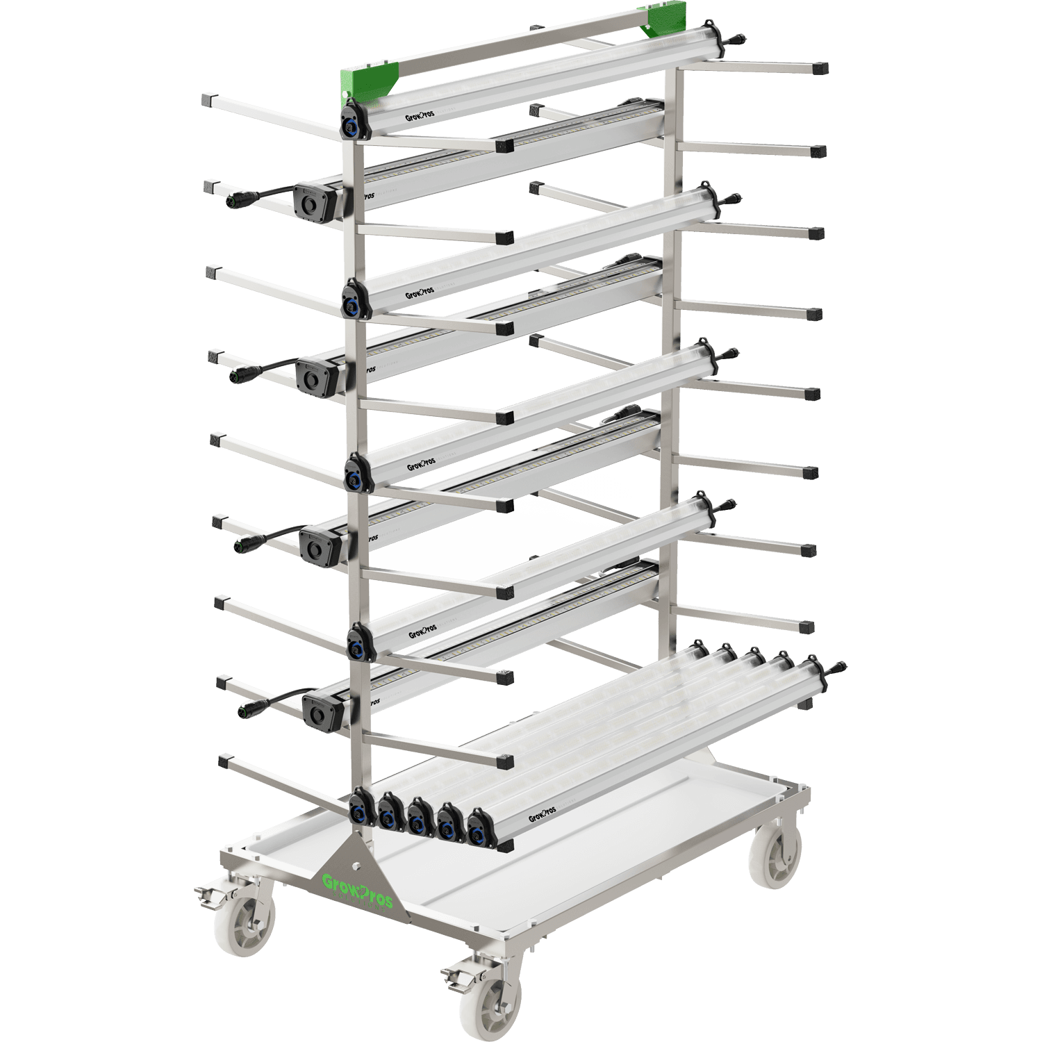 Under Canopy Lights Storage Rack — product photo