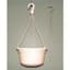 BLD 10" POP White Hanging Basket with Wire Hanger 50/CS — thumbnail 1 of 2