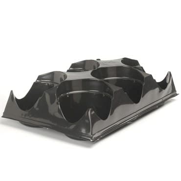 Landmark 06.50 Azalea Transport Tray 6 Count Black 100 Per Case 28 Cases Per Pallet — photo 1 of 2