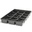Landmark 04.50 Square Press Fit Tray 15 Count Black 50 Per Case 32 Cases Per Pallet — thumbnail 1 of 2