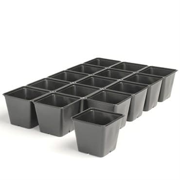 Landmark 04.50 Sheet Of Pots 15 Count Black 100 Per Case 16 Cases Per Pallet — photo 1 of 2