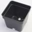 Landmark 03.00 Square Press Fit Pot Black 800 Per Case 52 Cases Per Pallet — thumbnail 1 of 2