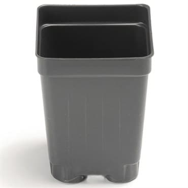Landmark 03.00 Square Pot Deep Root Channel Black 800 Per Case 48 Cases Per Pallet — photo 1 of 2