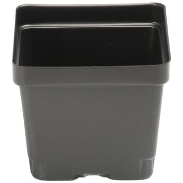 Landmark 04.50 Square Press Fit Pot Black 375 Per Case 28 Cases Per Pallet — photo 1 of 2