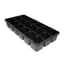 T. O. Plastics 03.55 Square Pot Tray 18 Count Deep Exception to Press Fit Black 50 Per Case 24 Cases Per Pallet — thumbnail 1 of 2