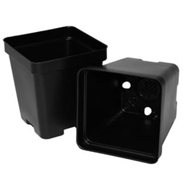T. O. Plastics 03.25 Press Fit Pot Square Vacuum Deep 325 Black 450 Per Case 48 Cases Per Pallet 700014C Use 705115C With Tray — photo 1 of 2
