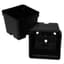 T. O. Plastics 04.00 Sq Pot Square Vacuum Traditional 400 Black 500 Per Case 30Cs/Pl 700070C — thumbnail 1 of 2