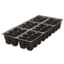 T. O. Plastics 606 Standard Deep Jumbo Insert Black 100 Per Case 63Cs/Pl St-I-0606-Deep (Jumbo 606) — thumbnail 1 of 2