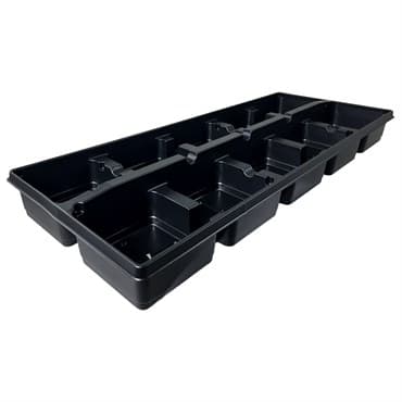 Landmark 04.50 Square Pot Tray 10 Count Black 90 Per Case 30 Cases Per Pallet — photo 1 of 2