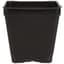 DILLEN DSQVP4PF/D 04.00 SQUARE PF PRESS FIT POT DEEP BLACK  450 PER CASE 54 CASES PER PALLET — thumbnail 1 of 2