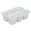 DLN T306BP (ACH) TRUE 6 CELL BSKT PACK WHT 300/CS — thumbnail 1 of 2