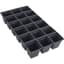 DLN DPS1801 STD PEREN SQ SHT-O-POTS BLACK 100/CS 36CS/PL — thumbnail 1 of 2