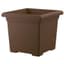 HC 15.5" Accent Square Planter Chocolate Akro Mils — thumbnail 1 of 2