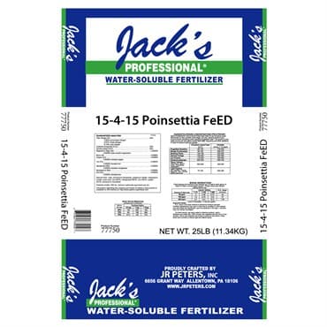 Jacks Prof Poinsettia FeED + CaMg 15-4-15 25Lb (80/Pl) — photo 1 of 2