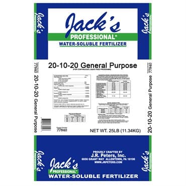 Jacks Prof General Purpose 20-10-20 25Lb (80/Pl) HAZ — photo 1 of 2