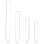DPI 1000/6x5/8" Economy White Plastic Labels — thumbnail 1 of 2