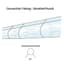 GS 30INX100FT CONVEX TUBING STD PUNCH — thumbnail 1 of 2