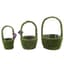 SuperMoss 3pc Set Vista Round Moss Deco Baskets — thumbnail 1 of 2