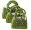 SuperMoss 3pc Set Beaumont Purse Moss Deco Planters — thumbnail 1 of 2