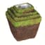 SuperMoss 4pc Set Ventura Square Moss Deco Baskets — thumbnail 1 of 2