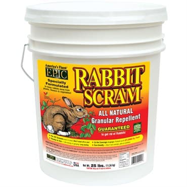 Epic 25# Rabbit Scram Repellent Granular White Pail — photo 1 of 2