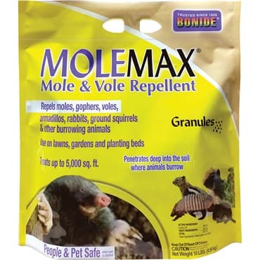 Bonide 10# Mole Max Case Pack Mole & Vole Repellent Granules 4/CS — photo 1 of 2
