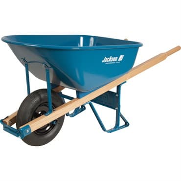 Ames 6cf Steel Wheelbarrow Flat Free Tire — photo 1 of 2