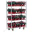 GS 2259 TRANSPORT & DISPLAY CART W/3 SHELVES 5IN WHEELS — thumbnail 1 of 2