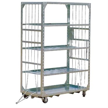 GS HI-CUBE TRANSPORT  CART 5 ADJ SHELVES — photo 1 of 2