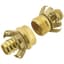 Melnor 5/8" Hose Repair Set Metal Clinch Male & Female — thumbnail 1 of 2