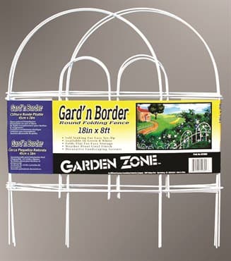 Origin Point 18"x8' White Round Folding Fence — photo 1 of 2