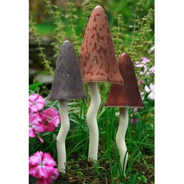 Potting Shed 3pc Tinkling Toadstools Spring Colors — photo 1 of 2