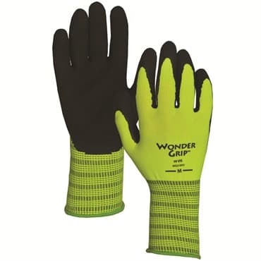 Wonder Grip Rubber Palm Glove XL Hi Vis Green — photo 1 of 2