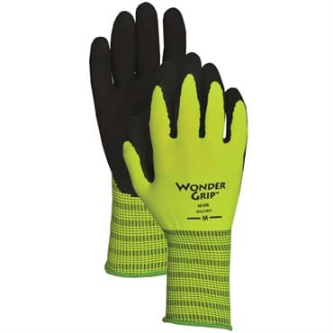 Wonder Grip Rubber Palm Glove XXL Hi Vis Green — photo 1 of 2